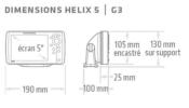 Combiné HELIX 5 G3 CHIRP DI - Humminbird