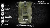 Sac Dry Tank camo - Black 40L - Stream trail