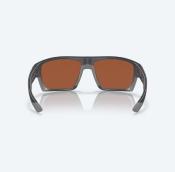 Lunette Bloke - Black matte Grey / Blue mirror - Costa 