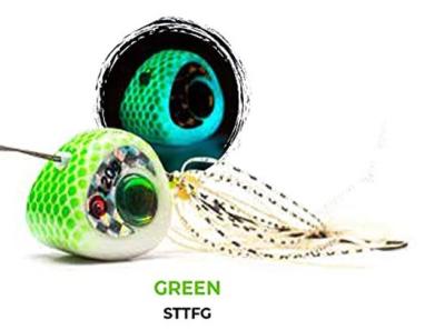 Leurre Madai Sicario Tai Rubber Twister Glow - Green - Lollipop