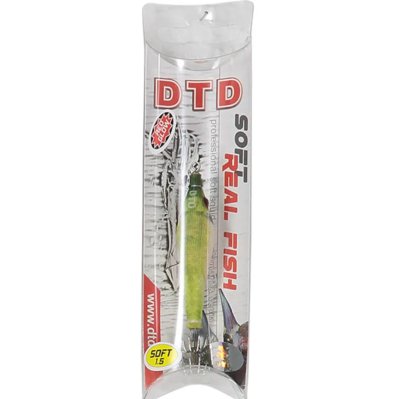 Turlutte Soft Real Fish 1.5 - Sugarello green - Dtd 